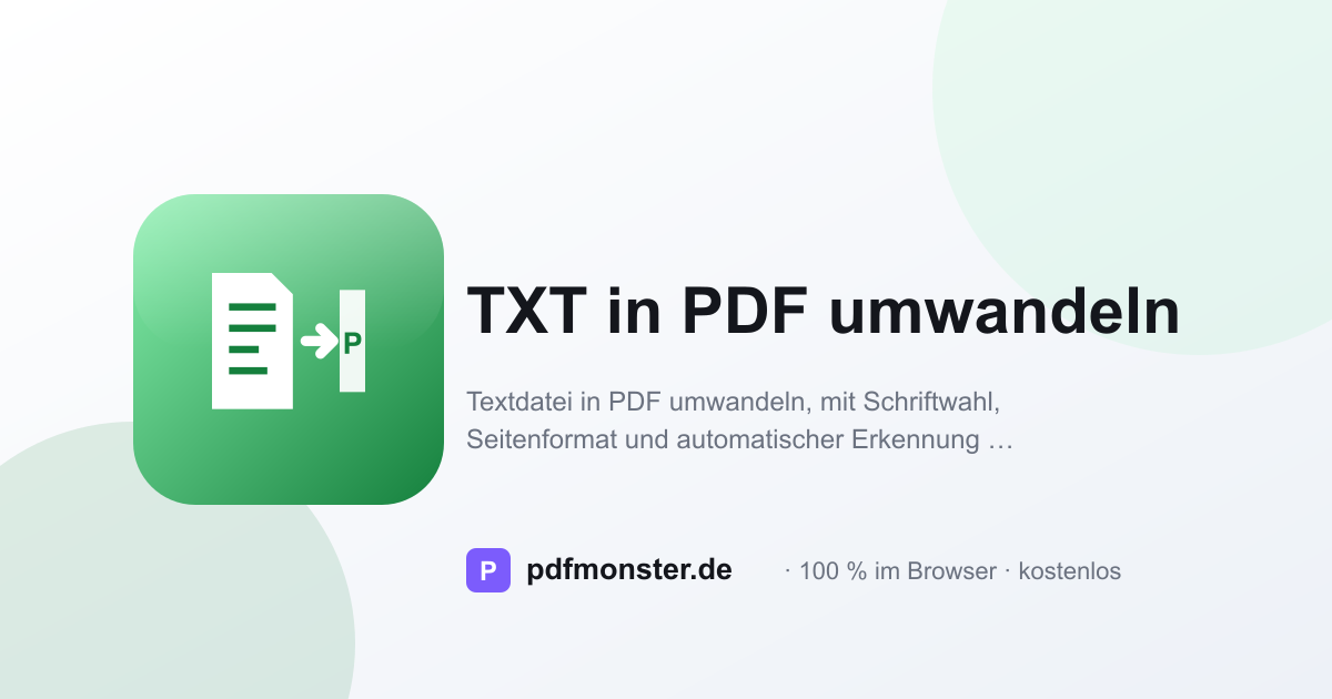 TXT a PDF